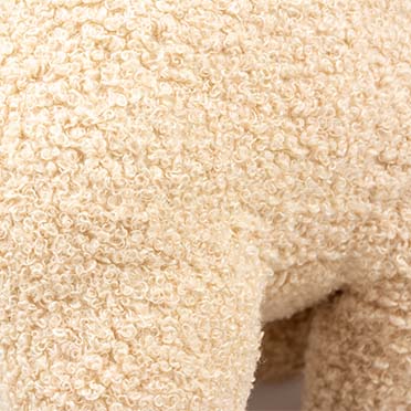 Banjo teddy fabric dog toy beige - Detail 1