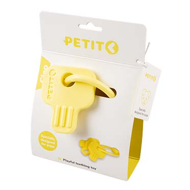 Petit cleo kauspielzeug gelb - Verpakkingsbeeld