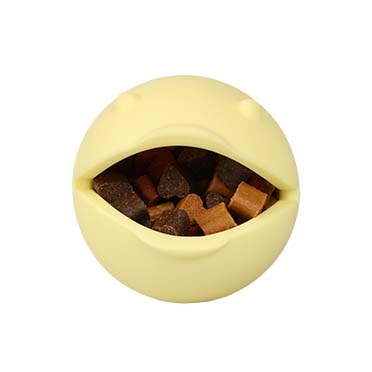 Petit puffi snack toy with catnip ball yellow - Detail 2