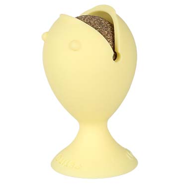 Petit puffi knabberspielzeug mit katzenminzeball gelb - Product shot