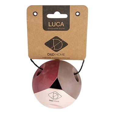 Luca rosewood dog toy pink - Verpakkingsbeeld