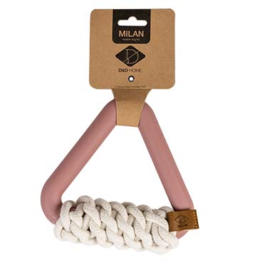 Milan rosewood dog toy pink - Verpakkingsbeeld