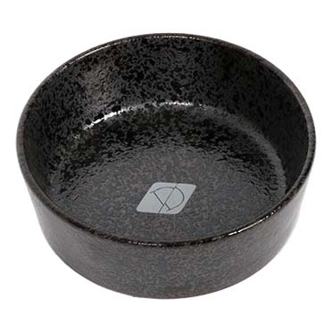 Jasper food and drink bowl black dots - <Product shot>