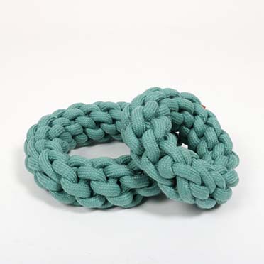 Ben braided ring blue - Detail 1