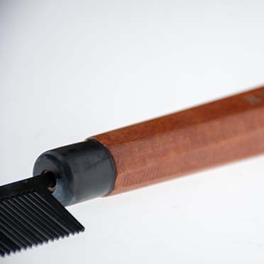 Japandi detangling comb 34 brown - Detail 1