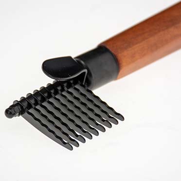 Japandi dematting comb brown - Detail 1