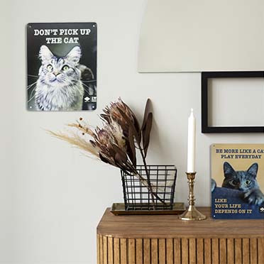 I love happy cats bord 'don't pick up' meerkleurig - Sceneshot