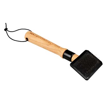 Arthur - slicker brush wood-coloured - Product shot