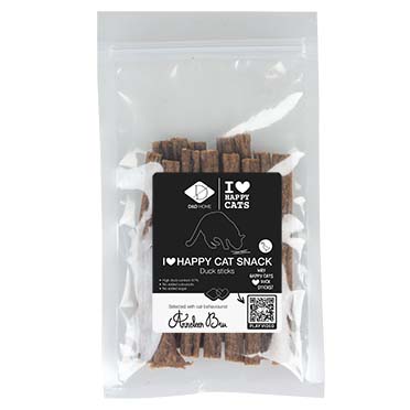 I love happy cat snack-sticks met eend - Verpakkingsbeeld