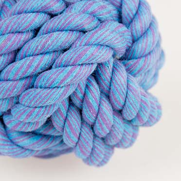 'are you knots' ball with loop blue - Detail 1