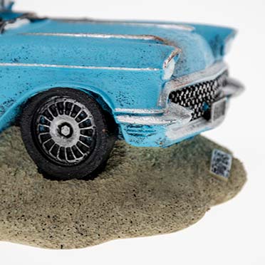 Desert car american blue - Detail 1