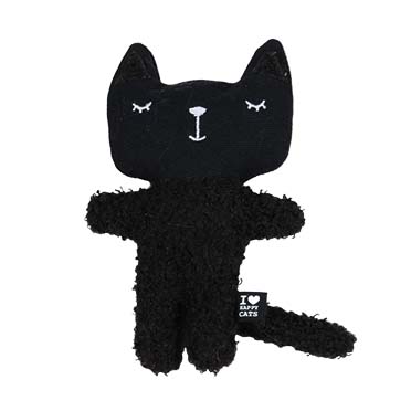 Zeno - refillable cat kicking cushion black - Product shot