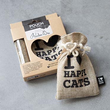 I love happy cats pouch - refillable black - Detail 3