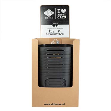 Dean - open cat toilet black - Verpakkingsbeeld