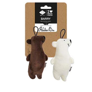 Barry - trapkussen in beervorm meerkleurig - Verpakkingsbeeld