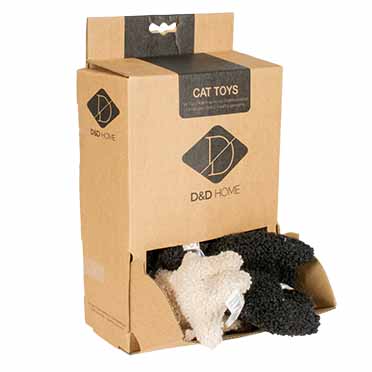 Buzzing cat toy belle, bix & bo mixed colors - Verpakkingsbeeld