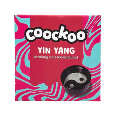 Comedero YINYANG Negro/blanco - Facing