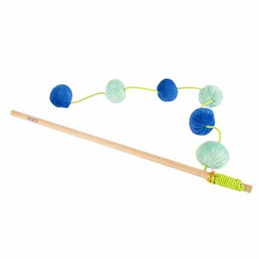 Cat toy JOLLY JUMPER blue/green - Product shot