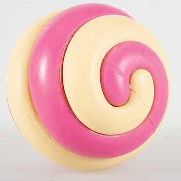 Dog toy berry swirl pink/beige - Detail 2