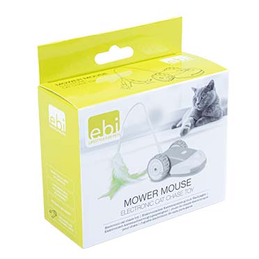 Juguete para gatos Mower Mouse Gris/blanco - Verpakkingsbeeld