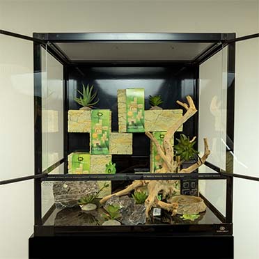 Terrarium knockdown Zwart - Sceneshot 3