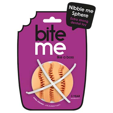 Snackspeeltje Nibble me Sphere Oranje - Verpakkingsbeeld