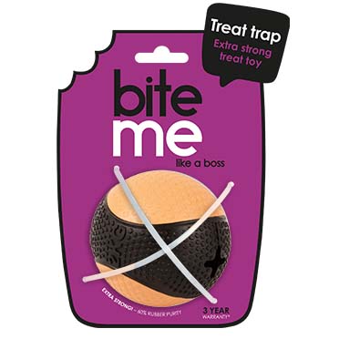 Feeding toy Treat trap Black/orange - Verpakkingsbeeld