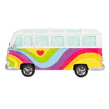 Hippie busje Meerkleurig - Facing