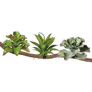 Plastic plant Branch Plants Mixed colors - Laroy Group