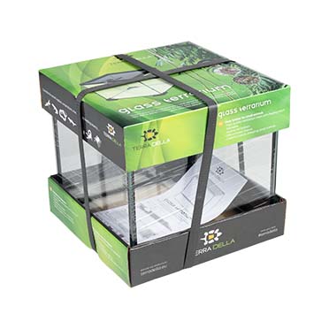 Terrarium glas Zwart - Verpakkingsbeeld