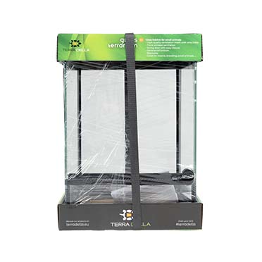Terrarium glas Zwart - Facing