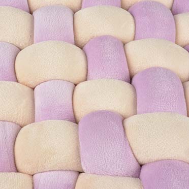 Kussen Velvet Vibe Lilac/beige - Detail 3