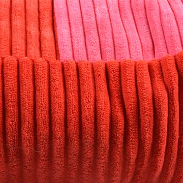Cojín para perros COZY STRIPE Rojo/rosa - Detail 2