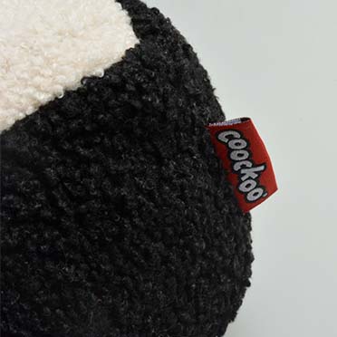 Dog cushion COZY BLOCK Black/white - Detail 3