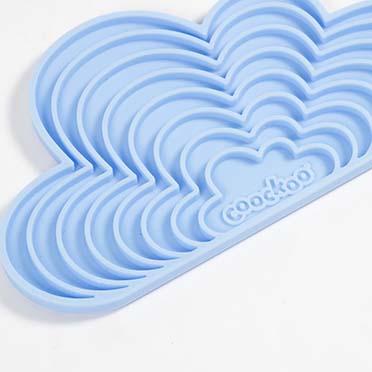 Schleckmatte SNACKS IN THE SKY Blau - Detail 3