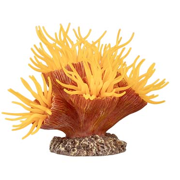 Kunstplant euphyllia Oranje - Facing