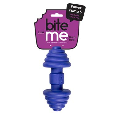 Kauwspeeltje Power Pump Blauw - Verpakkingsbeeld