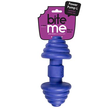 Kauwspeeltje Power Pump Blauw - Verpakkingsbeeld