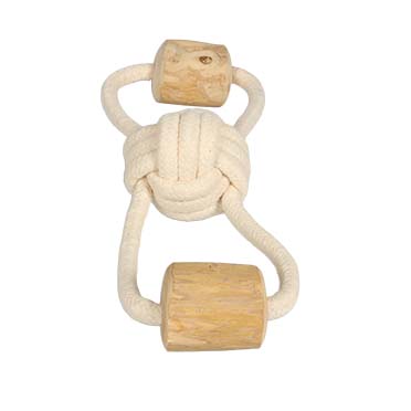 Trekspeeltje koffiehout Wood&Rope Ball Bruin - Detail 2