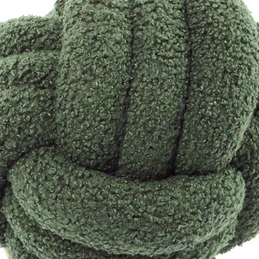 Touwspeeltje Teddy Ball PUCK Army green - Detail 1