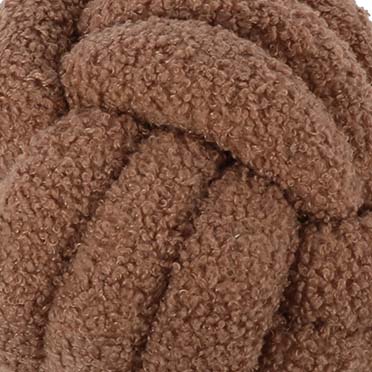 Touwspeeltje Teddy Ball PUCK Bruin - Detail 1