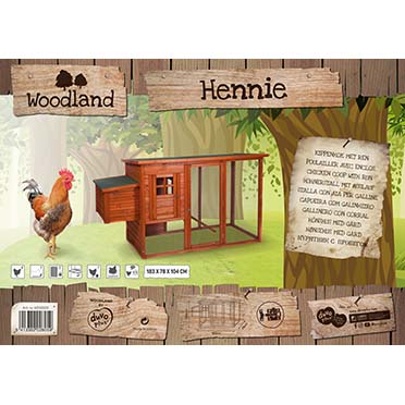 Woodland chicken coop hennie classic - Verpakkingsbeeld
