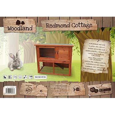 Woodland rabbit hutch redmond classic - Verpakkingsbeeld