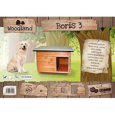 Woodland dog house boris classic - Verpakkingsbeeld
