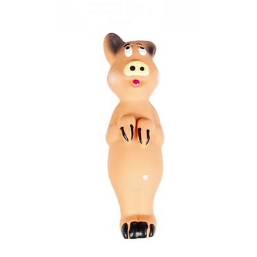 Latex toy funny pig multicolour - Product shot