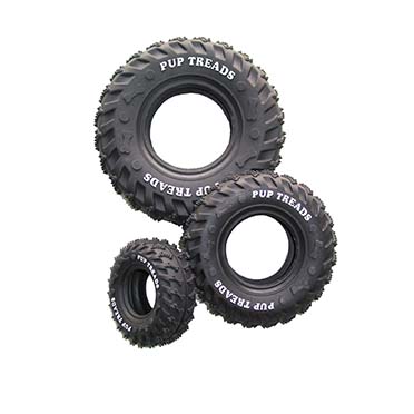 Rubber toy tire Black 10cm