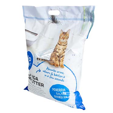 Premium silica kattenbakvulling - Verpakkingsbeeld