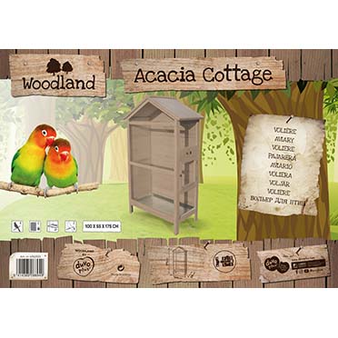 Woodland aviary acacia cottage taupe - Verpakkingsbeeld