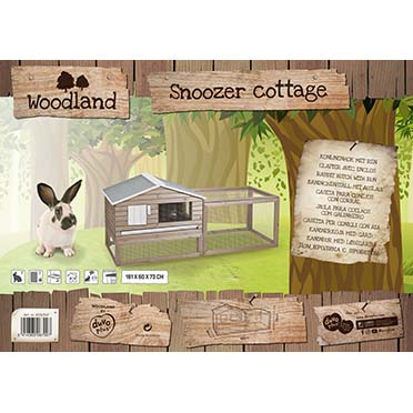 Woodland konijnenhok snoozer cottage - Verpakkingsbeeld