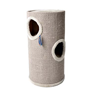 Scratching post tower ton light grey - Product shot